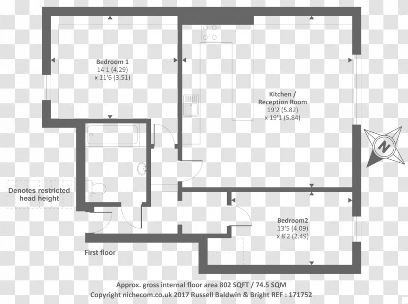 Floor Plan Line - Drawing - Domestic Energy Performance Certificates Transparent PNG