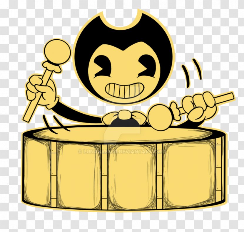 Hoodie Bendy And The Ink Machine Smiley Human Behavior Clip Art - Yellow Transparent PNG