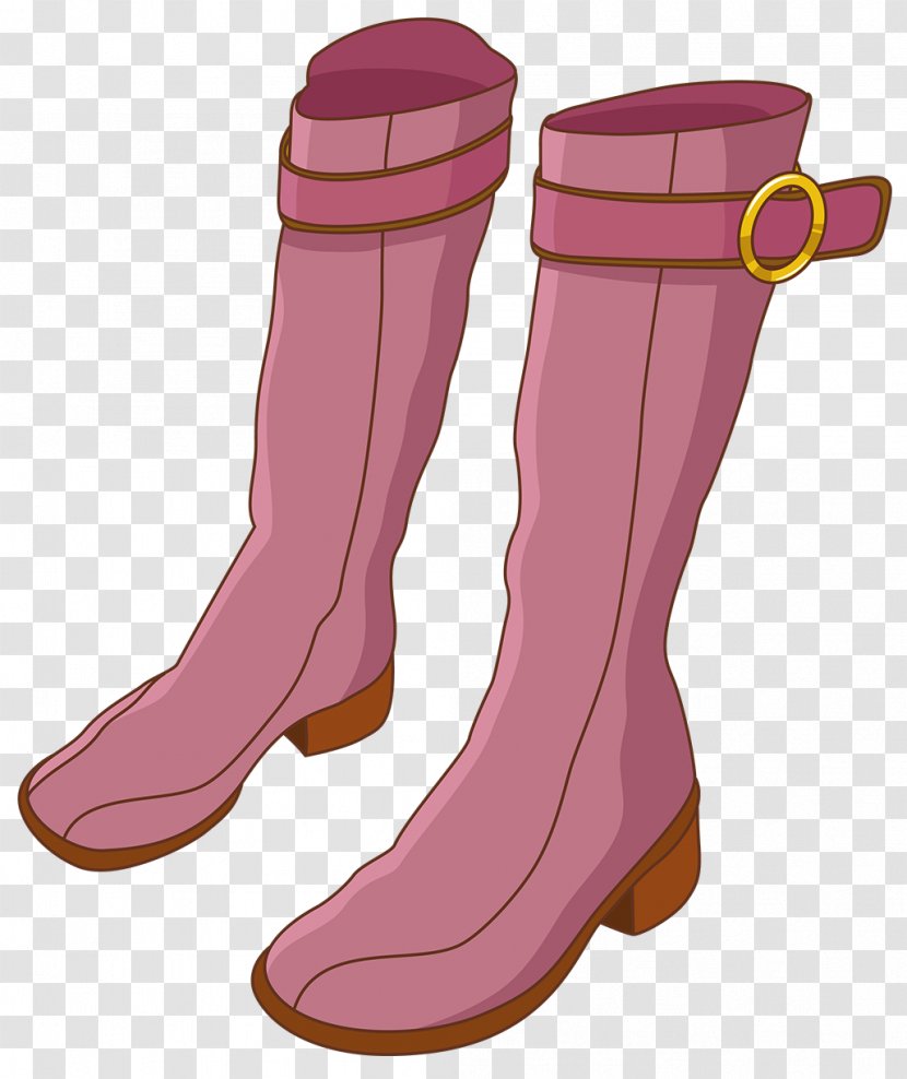 Shoe Riding Boot Cartoon - Purple - Women's Boots Transparent PNG