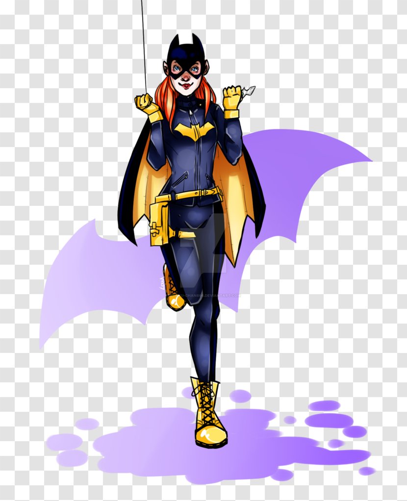 Batgirl Otaku Art Furry Fandom - Watercolor Transparent PNG