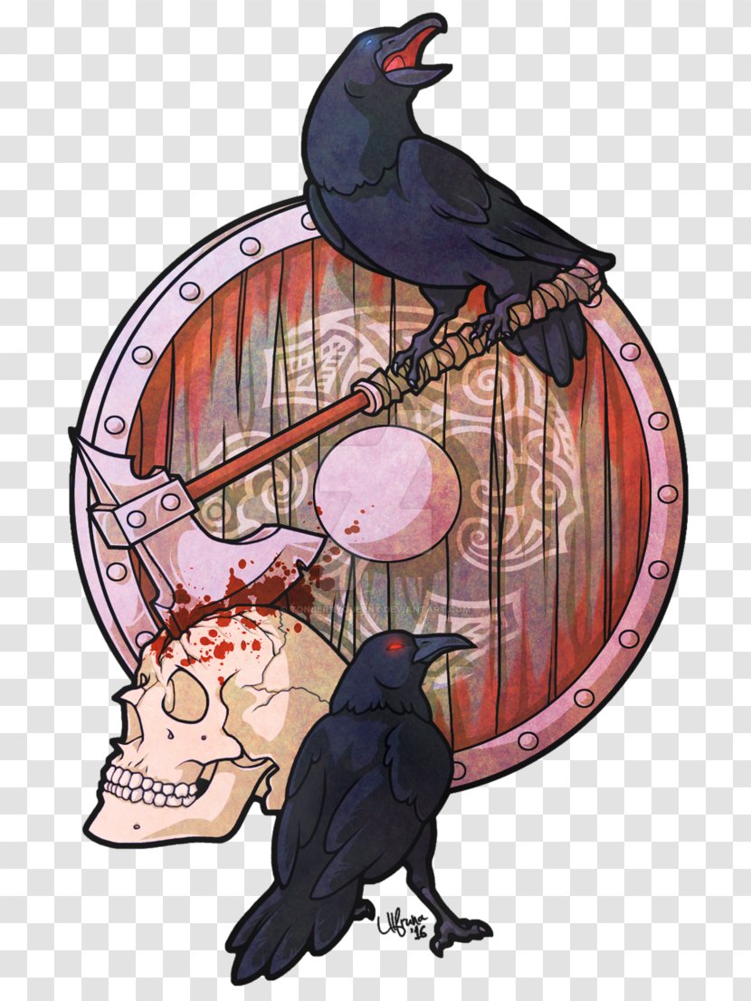 Huginn And Muninn Odin Art Common Raven Transparent PNG