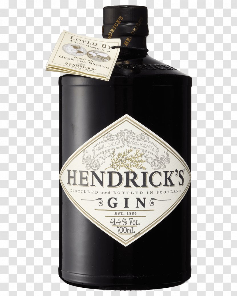 Gin And Tonic Distilled Beverage Wine Hendrick's - Whisky Transparent PNG