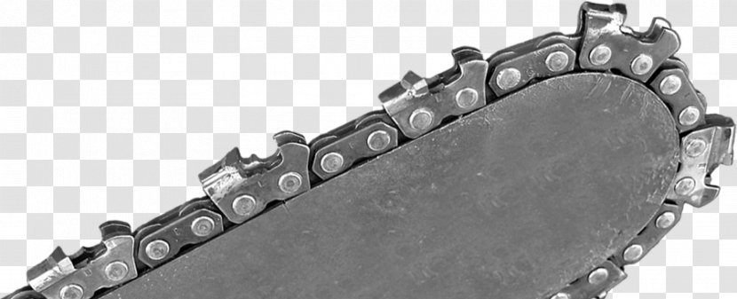 Chainsaw Saw Chain Tungsten Carbide - Black And White Transparent PNG