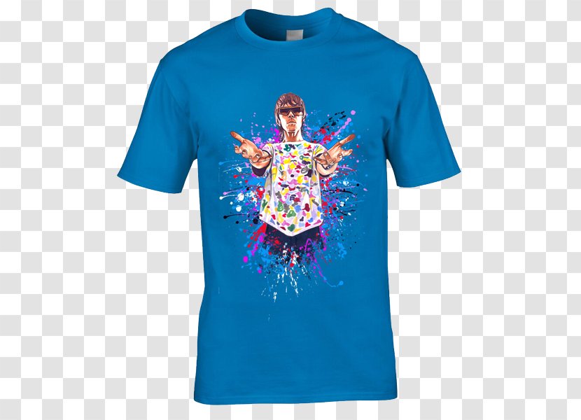 Printed T-shirt Car Printing Clothing - Blue Transparent PNG