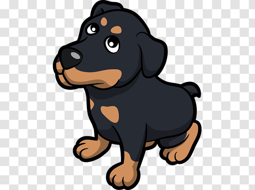 Puppy Rottweiler Dog Breed Sticker Emoji Transparent PNG