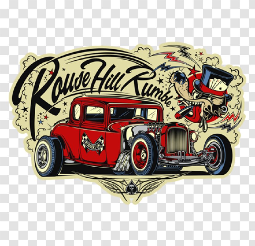 Vintage Car T-shirt Chevrolet Hot Rod - Motor Vehicle Transparent PNG