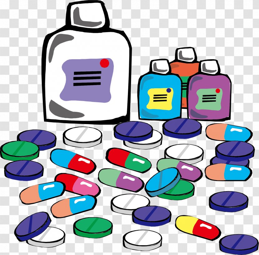 Pharmaceutical Drug Tablet Clip Art - Cartoon Biological Transparent PNG
