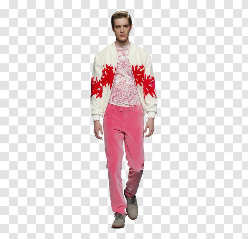 Fashion Show Jeans Model Pink M Transparent PNG