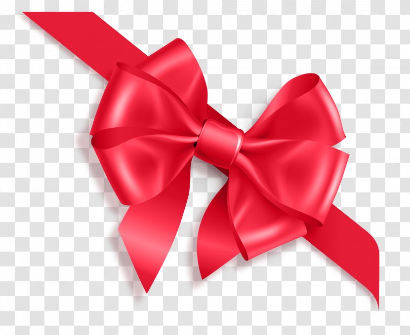 Clip Art - Bow Tie - Red Ribbon Transparent PNG