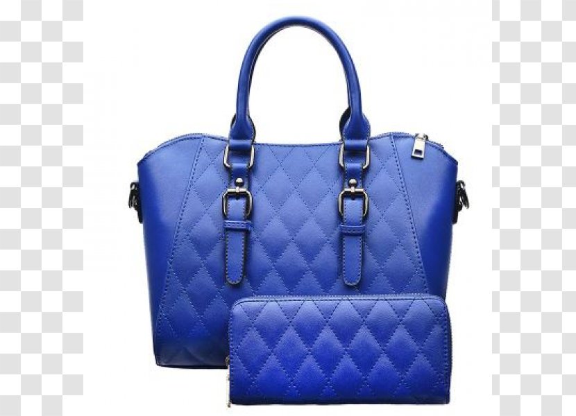 Tote Bag Leather Handbag Messenger Bags - Cobalt Blue Transparent PNG