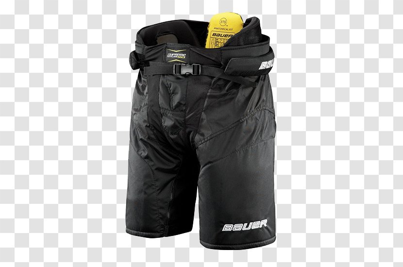 Bauer Hockey Protective Pants & Ski Shorts Ice Equipment - Top Transparent PNG