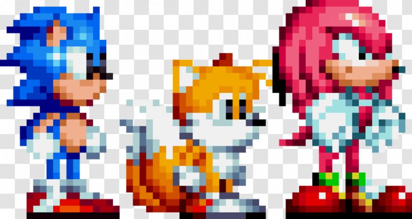 Sonic Mania The Hedgehog 2 Tails Knuckles Echidna - Play - Pangolin Transparent PNG