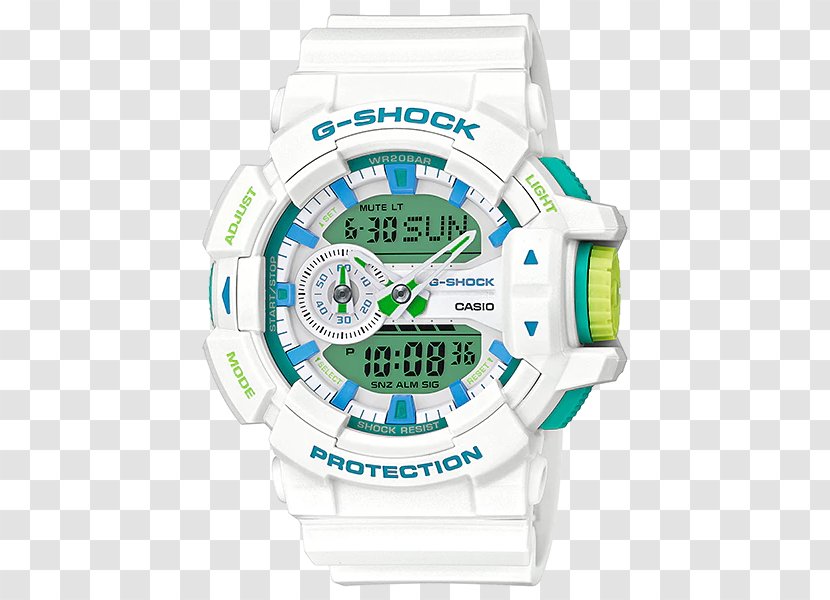 G-Shock Shock-resistant Watch Analog Casio - White - Parts Transparent PNG