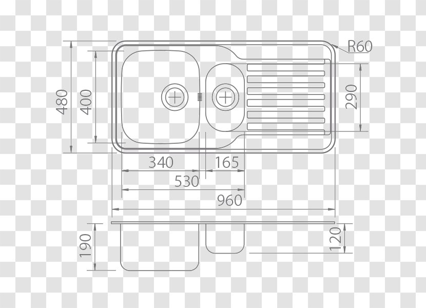 /m/02csf Kitchen Sink Brand Drawing - Stainless Steel - Flat Design Transparent PNG