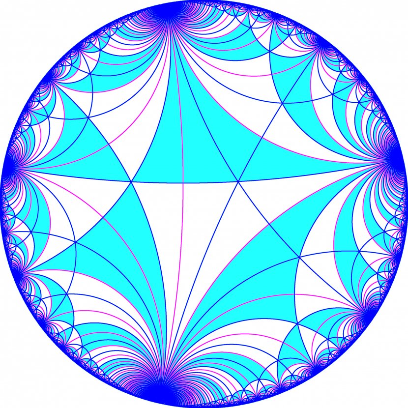 Circle Line Symmetry Point Pattern - Design M Transparent PNG