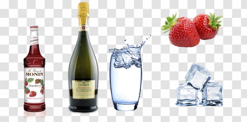 Champagne Spritz Liqueur Wine Cocktail Aperol - Bottle Transparent PNG