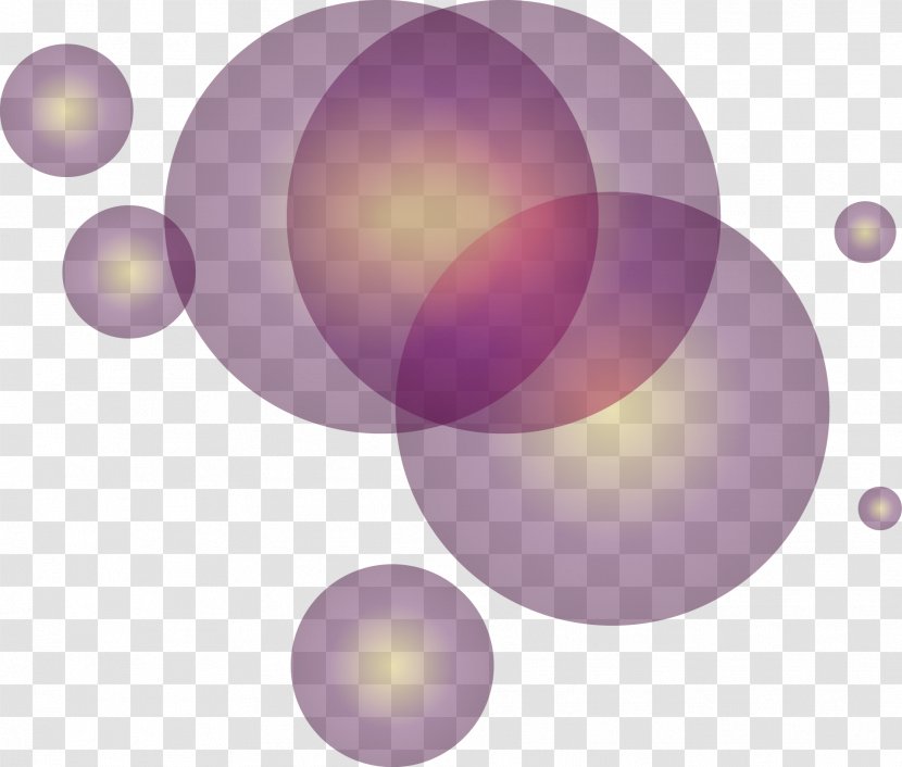 Purple - Blue - Gentle Glow Transparent PNG