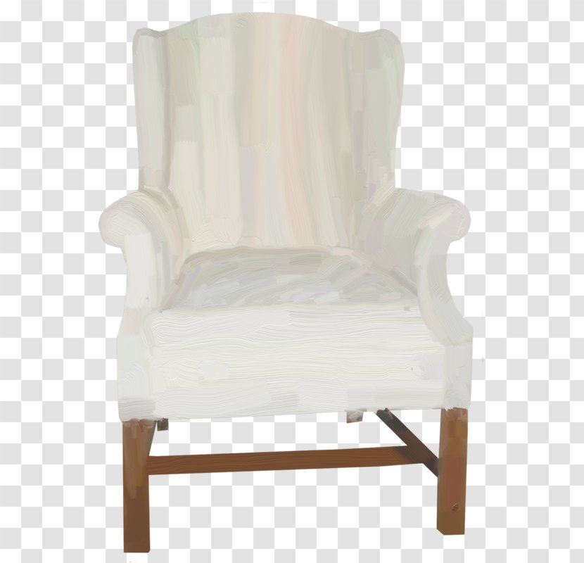 Club Chair Couch - Table - Painted White Sofa Transparent PNG