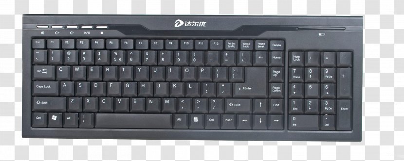Computer Keyboard Mouse USB Logitech Unifying Receiver - Control Key - Office Transparent PNG