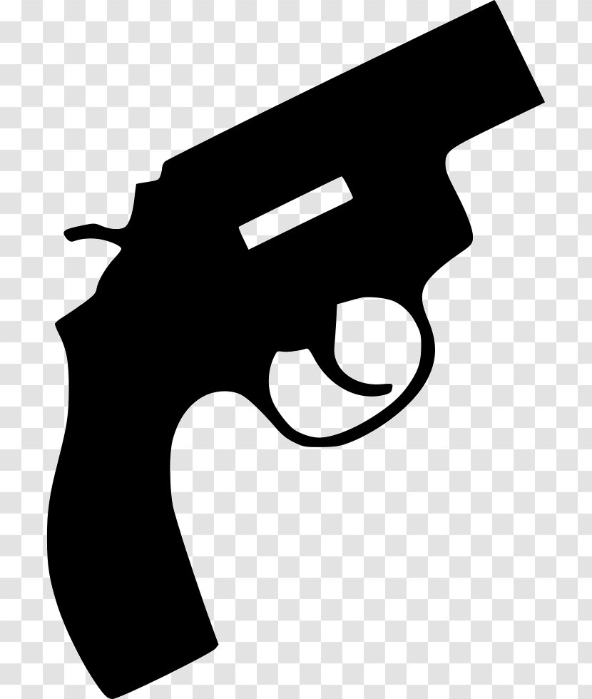 Friday The 13th: Game Pistol Firearm Clip Art - Black - Handgun Transparent PNG