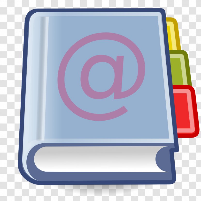 Telephone Directory Address Book Clip Art - Rectangle Transparent PNG