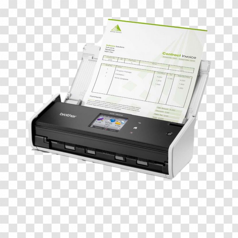 Brother Industries Image Scanner Multi-function Printer Double-sided Wifi - Computer Software Transparent PNG
