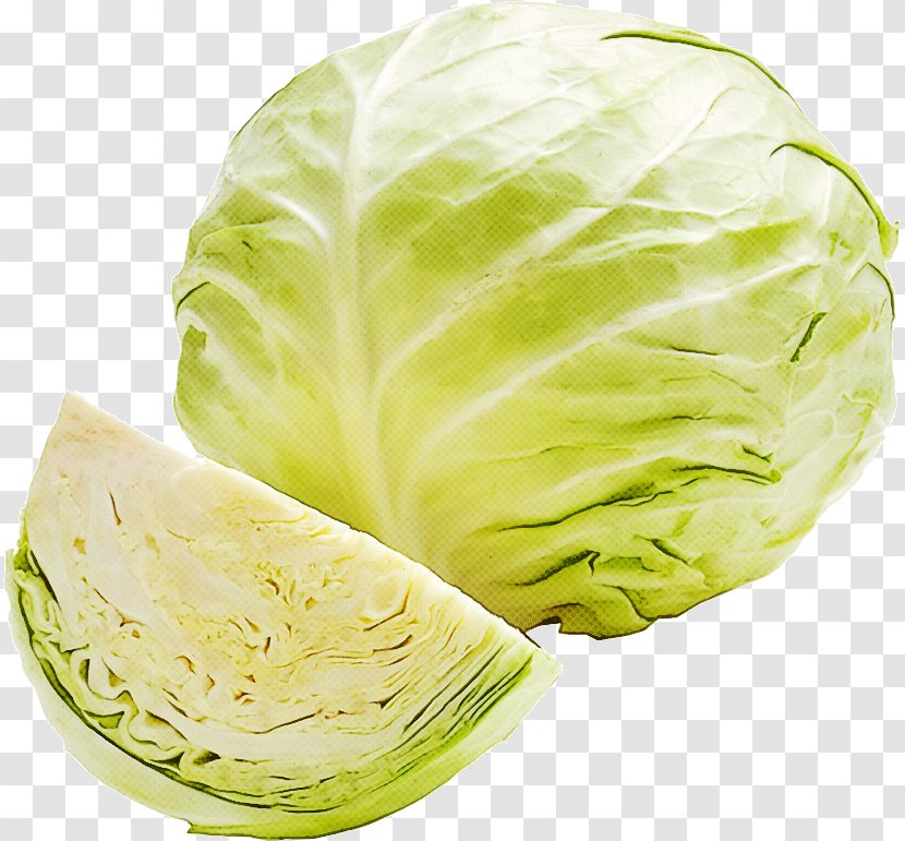 Cabbage Leaf Vegetable Iceburg Lettuce Savoy - Food Transparent PNG