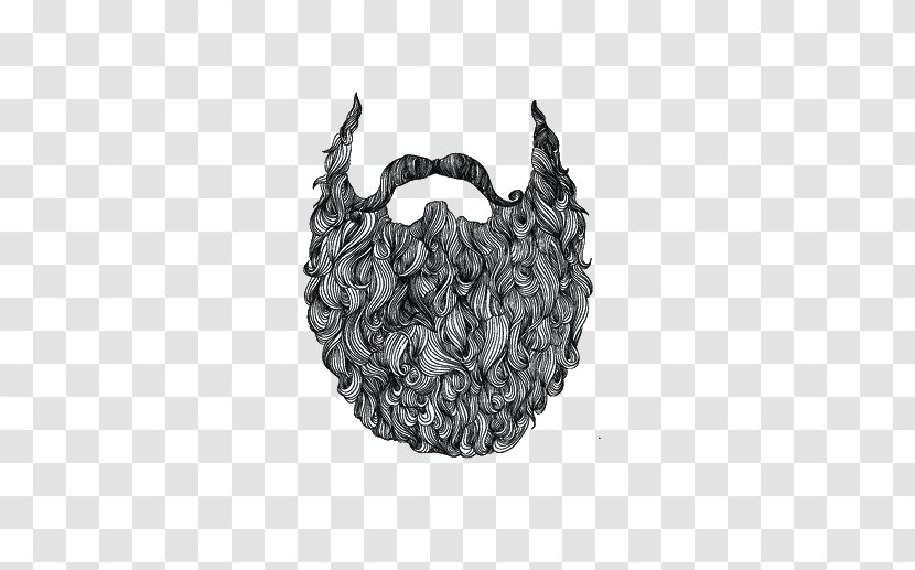 Beard Facial Hair Euclidean Vector Stock Illustration - Moustache Transparent PNG