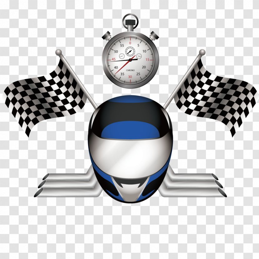 Car Auto Racing Racetrack - Ball - Banner And Helmet Fuel Gauge Vector Transparent PNG