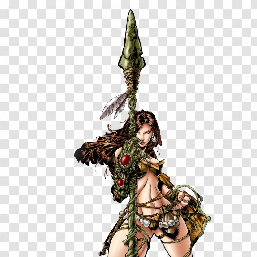 Amalgam Comics Poison Ivy Witchblade - Amazone Transparent PNG