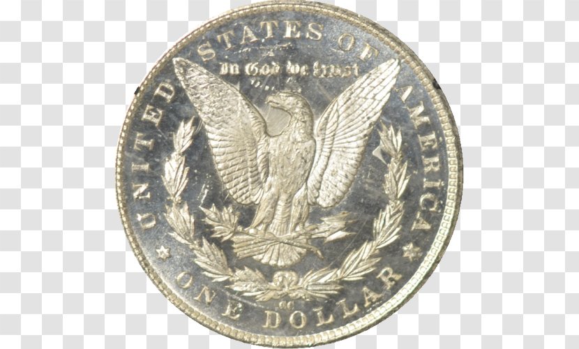 Dollar Coin Morgan Proof Coinage 1804 - Money - Silver Eucalyptus Transparent PNG