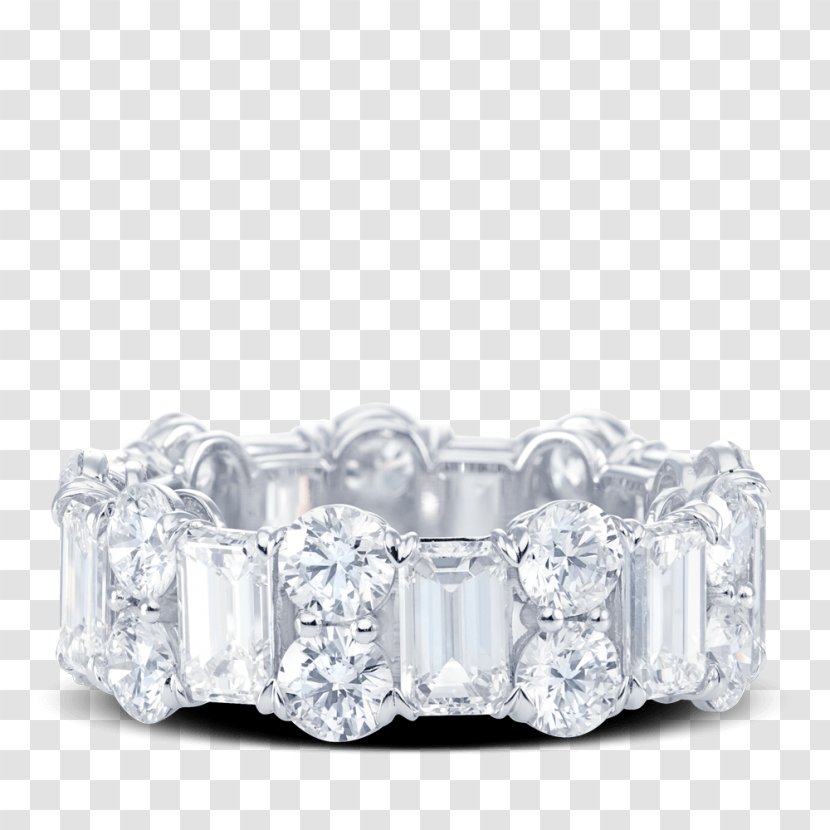 Diamond Cut Wedding Ring Eternity Transparent PNG