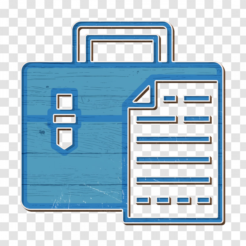 Office Stationery Icon Briefcase Icon Work Icon Transparent PNG