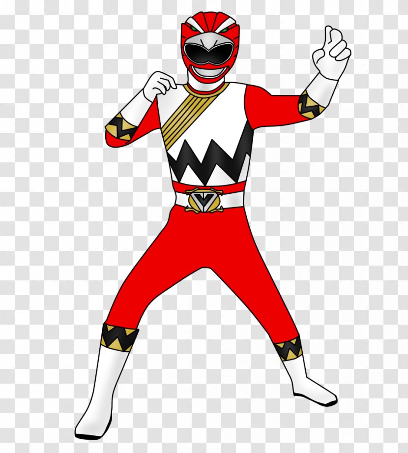 Red Ranger Billy Cranston Power Rangers Super Sentai Clip Art - Costume Transparent PNG