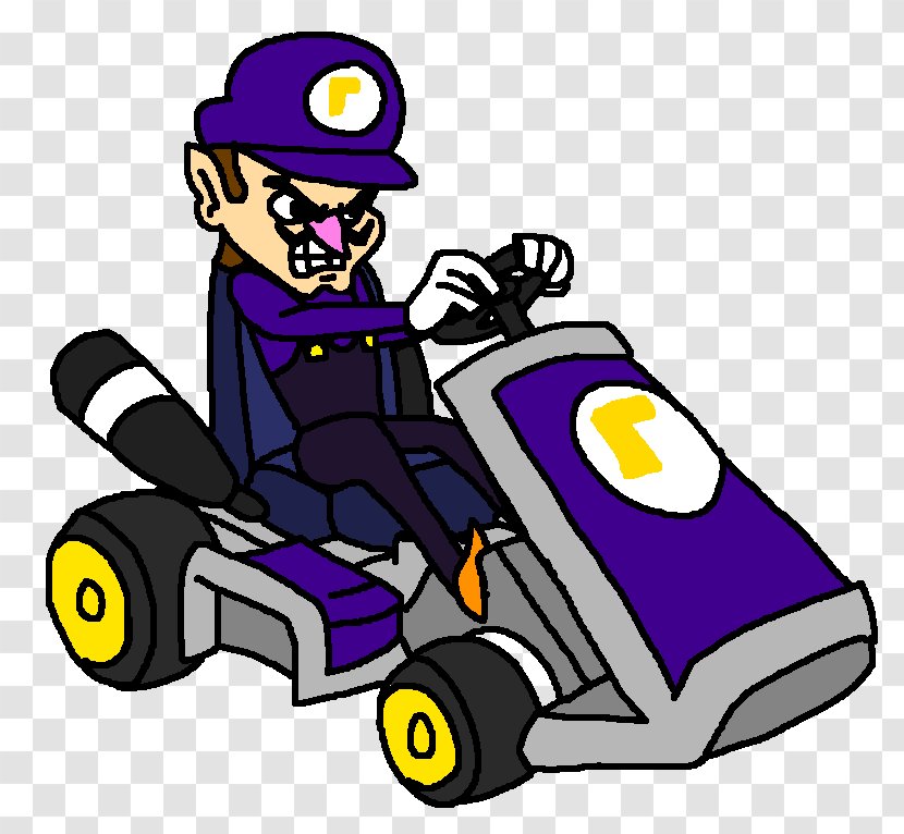 Mario Kart 7 Bros. Luigi 8 - Waluigi Memes Transparent PNG