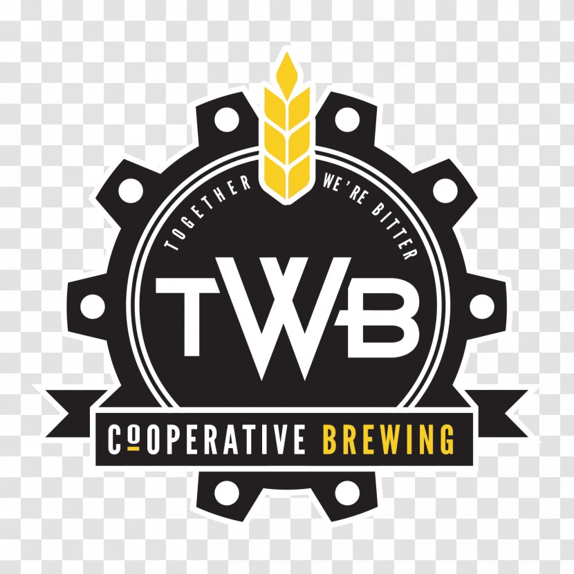 TWB Brewing Beer Bitter Logo Brewery - Brauhaus Transparent PNG