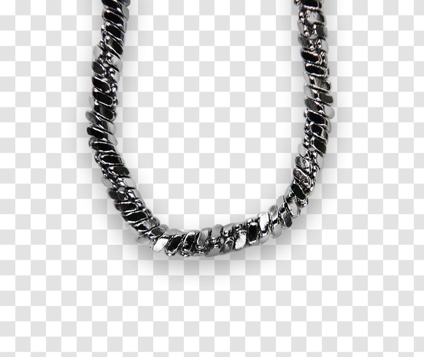 Necklace Bead Silver Black M Transparent PNG