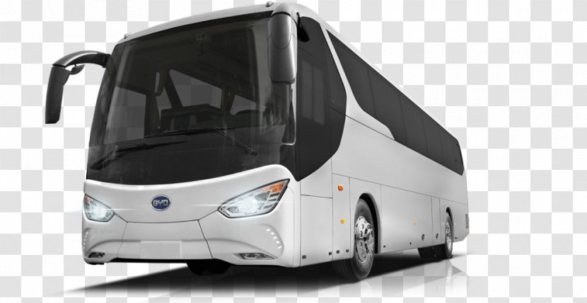 BYD Auto Bus Electric Vehicle K9 C9 - Transport - DC Motor Transparent PNG