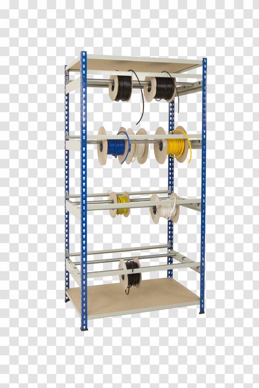 Shelf Cable Reel Electrical Pallet Racking - Store Transparent PNG