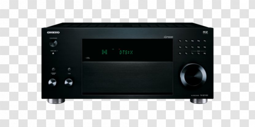 AV Receiver Onkyo TX-RZ1100 Home Theater Systems Amplifier - Multimedia Transparent PNG