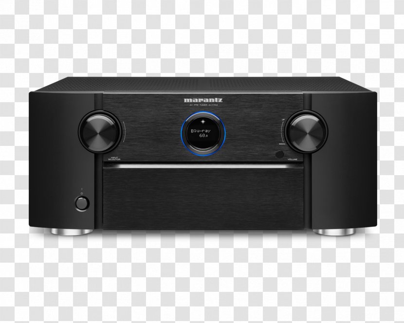 AV Receiver Marantz AV8802A Preamplifier DTS Audio - Amplifier - Surround Sound Transparent PNG