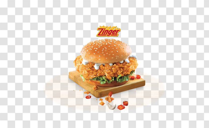 Hamburger KFC Fried Chicken Restaurant Fingers - American Food - Kfc Crispy Transparent PNG
