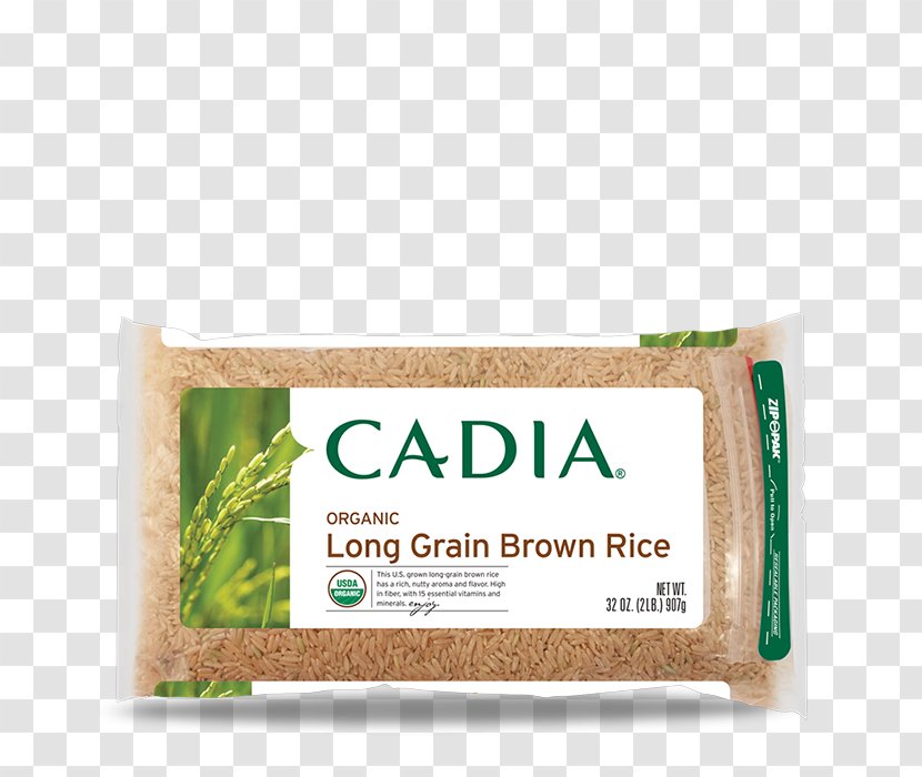 Organic Food Arroz De Grano Largo Brown Rice Oryza Sativa - Grains Transparent PNG