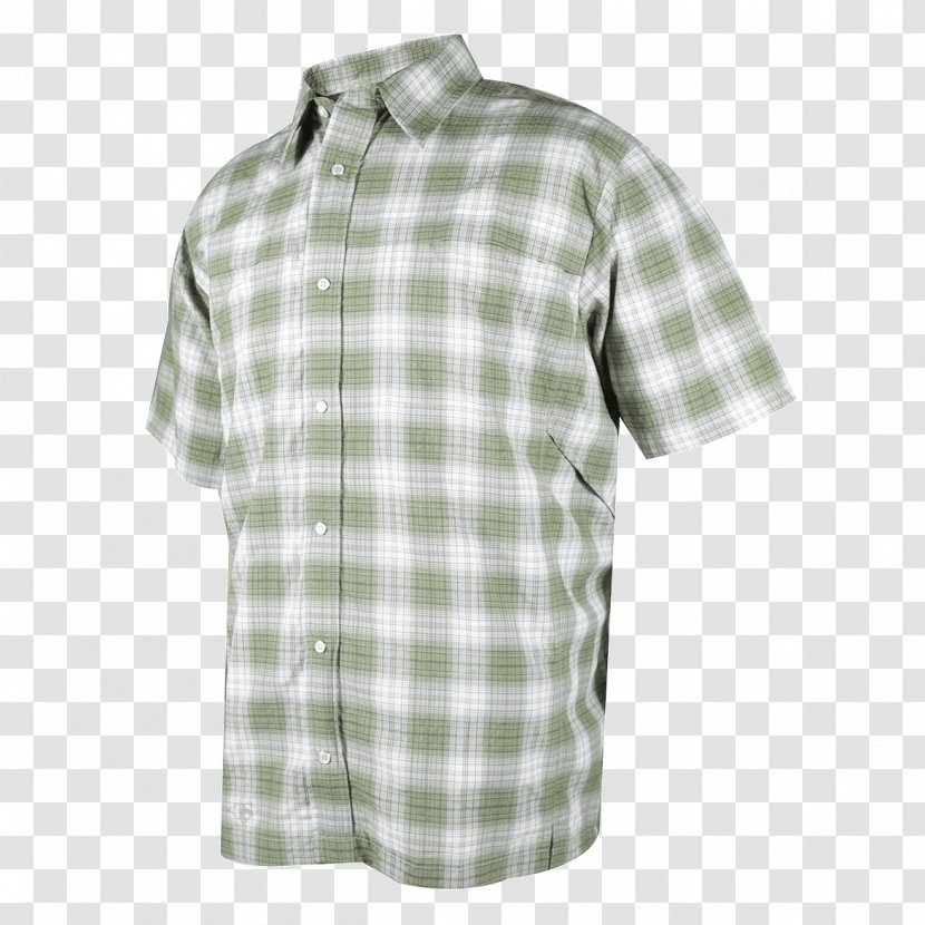 Sleeve T-shirt Dress Shirt Flannel - Top Transparent PNG