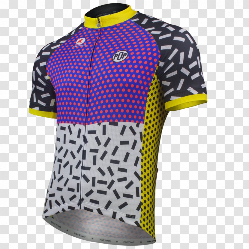Cycling Jersey T-shirt Clothing - Yellow Transparent PNG