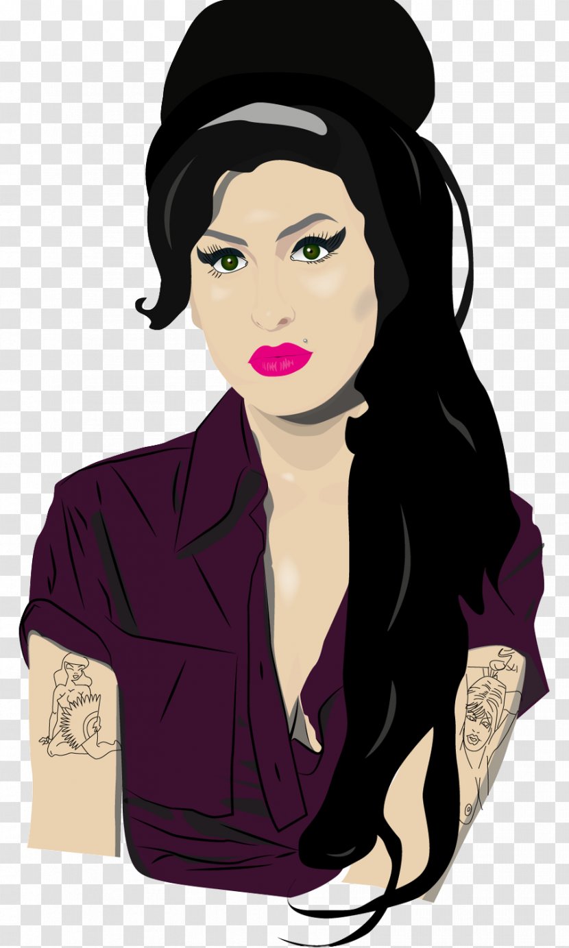 Amy Winehouse Cartoon Clip Art - Heart - The Magical World Of Lee Transparent PNG