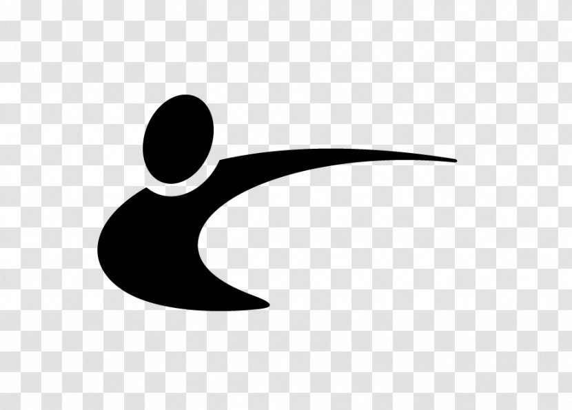 Logo Crescent White - Beak - Black Guide Arrows Transparent PNG