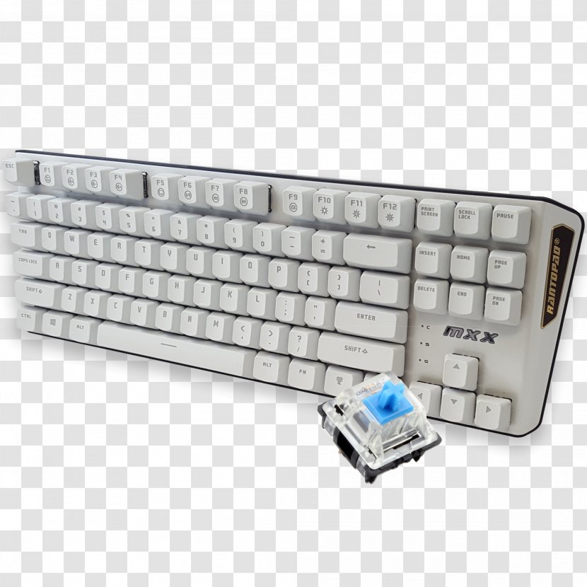 Computer Keyboard Numeric Keypads Laptop Space Bar Gaming Keypad - Desktop Transparent PNG