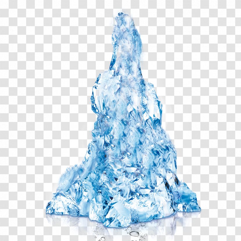 Download Icon - Aqua - Iceberg Material Transparent PNG