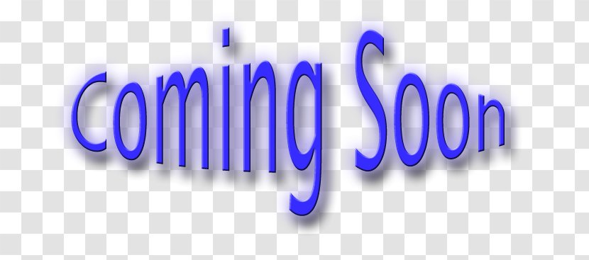 Logo Brand Font - Blue - Opening Soon Transparent PNG